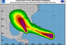 Lluvias con ráfagas de viento en sureste de RD consecuencia de Laura
