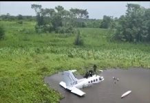 Autoridades Venezolanas confirmaron que acuatizó en su territorio la avioneta “desaparecida”