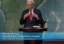Lucha por el Dominio Propio Por el Dr. Charles Stanley
