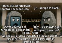 Las Piedras ya predican en respuesta a Lc. 19:40