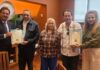 Reconocen en México trayectoria y compromiso internacional de Darío Nin y René Narváez